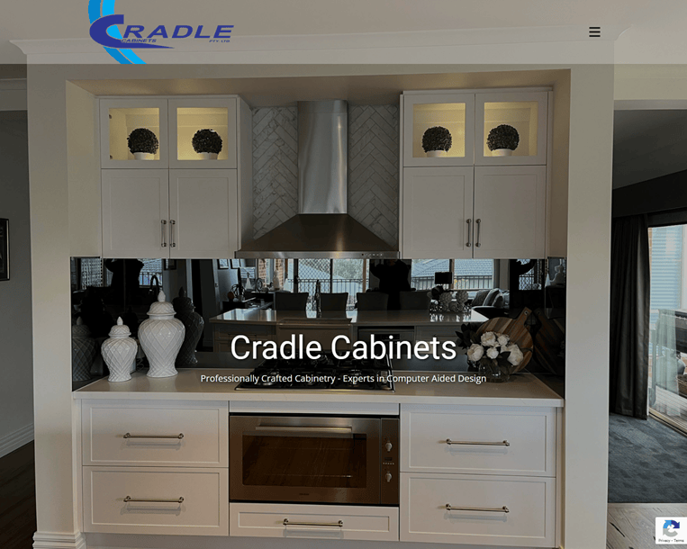 Crade Cabinets Website Screenshot